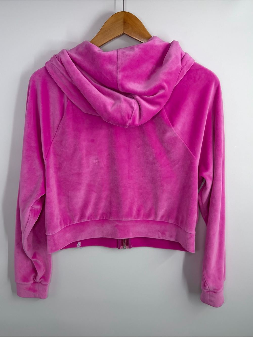 Victoria's Secret Hot Pink Y2k 90s Hoodie Jacket - Picture 5 of 12